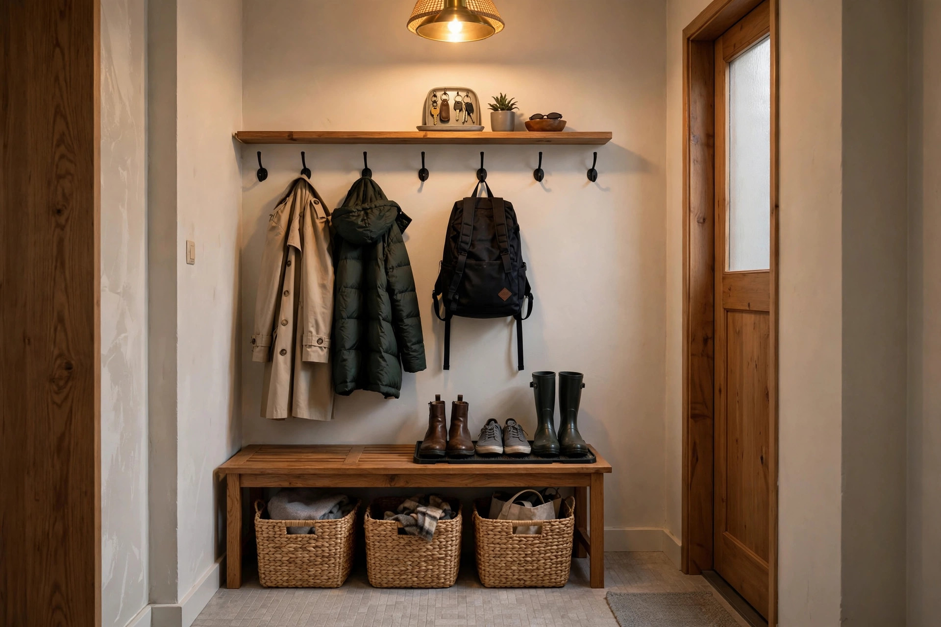Small Mudroom Ideas for Apartments With No Mudroom
